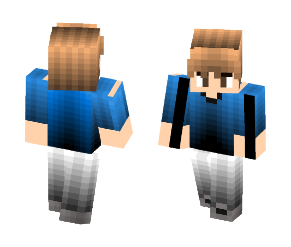 Backwards Boy - Boy Minecraft Skins - image 1