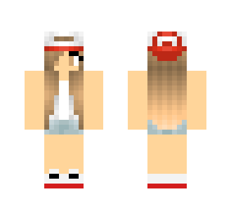 Me as a pokemon trainer - Female Minecraft Skins - image 2