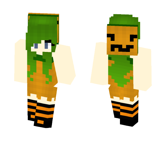 Random Pumpkin Lady - Female Minecraft Skins - image 1