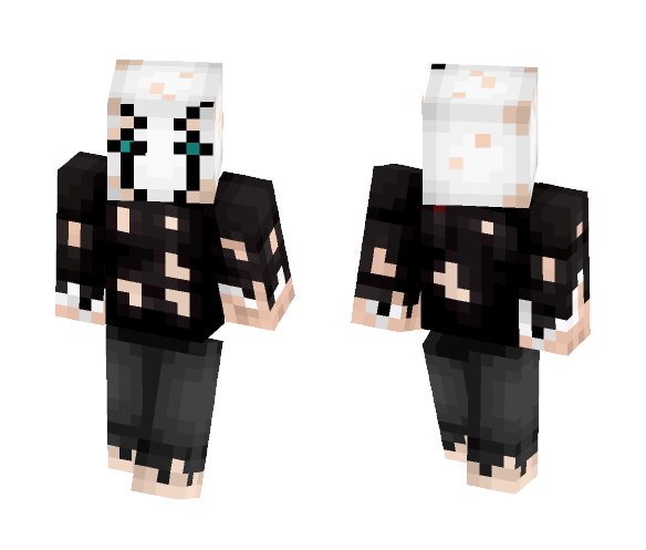 The Face Colored Guy - Male Minecraft Skins - image 1