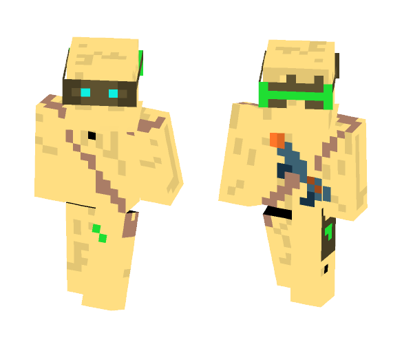 Sand warrior. - Male Minecraft Skins - image 1