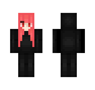 Black Onesie PvP - Female Minecraft Skins - image 2