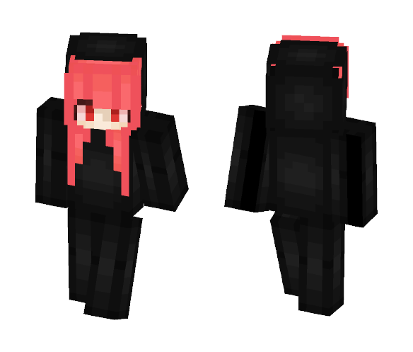 Black Onesie PvP - Female Minecraft Skins - image 1