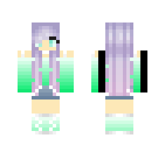 Cute girl (long sweater) - Cute Girls Minecraft Skins - image 2