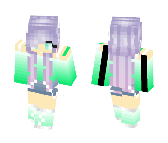 Cute girl (long sweater) - Cute Girls Minecraft Skins - image 1