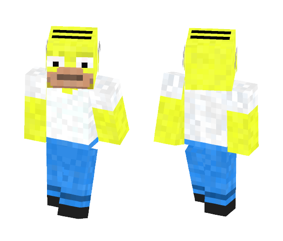 Homer Simpson ~MuffHD - Male Minecraft Skins - image 1
