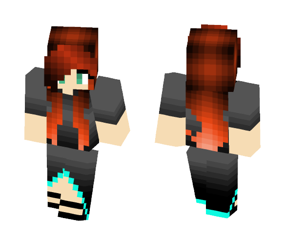 Grey Dress Girl ~High Heels~ - Girl Minecraft Skins - image 1