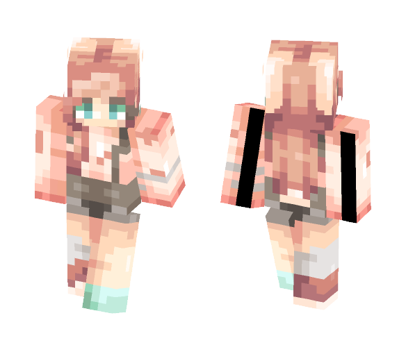 Dungaree Bun - Female Minecraft Skins - image 1