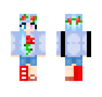 Roses and Bluebells - Female Minecraft Skins - image 2