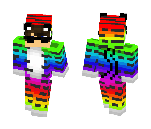 rainbow kitty - Interchangeable Minecraft Skins - image 1