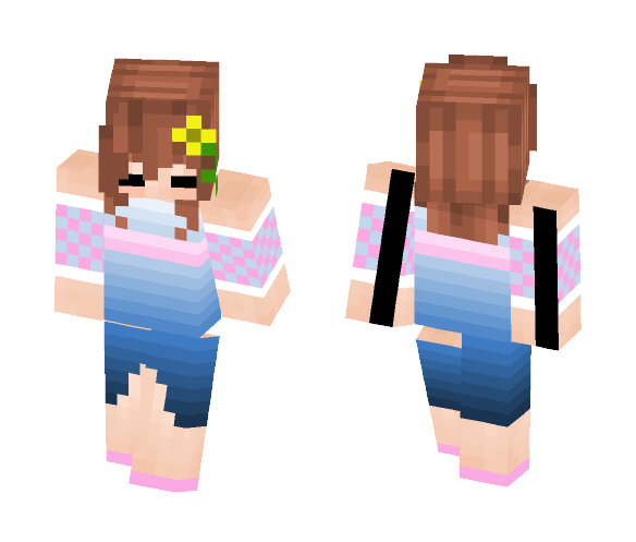 Frisk (prom) - Female Minecraft Skins - image 1