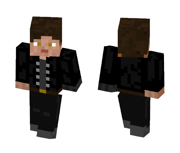 Black Jacket - Male Minecraft Skins - image 1