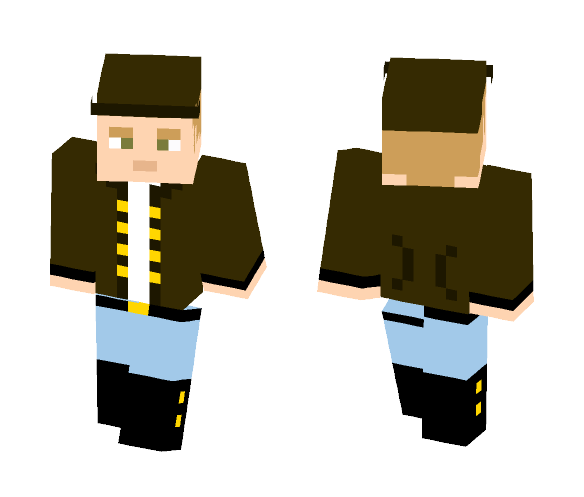 Man with hat - Male Minecraft Skins - image 1