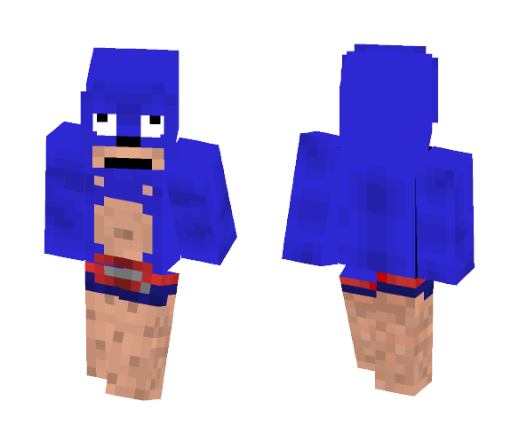 download sonic skin for minecraft