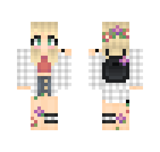 flower baby???? // remix - Female Minecraft Skins - image 2
