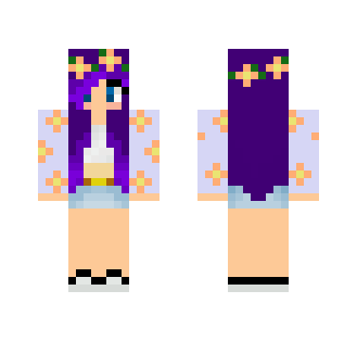 Purple Tumblr - Female Minecraft Skins - image 2