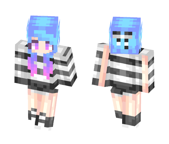 Download Ombre Hair Minecraft Skin For Free Superminecraftskins