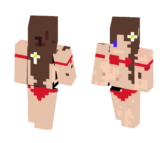 Lara (my first skin ever) - Female Minecraft Skins - image 1