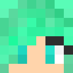 Green pastel Goth Maid - Female Minecraft Skins - image 3