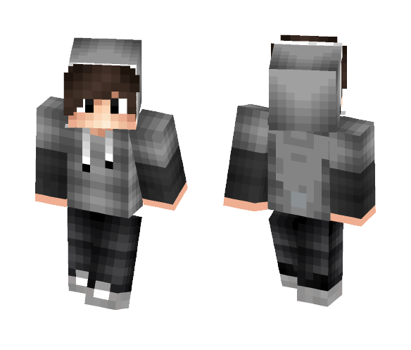 Guy with grey clothes - Male Minecraft Skins - image 1