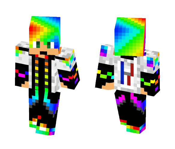 Rainbow Boy - Boy Minecraft Skins - image 1