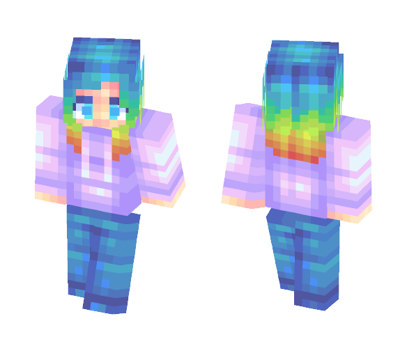 yu guys like rainbowz? - Female Minecraft Skins - image 1