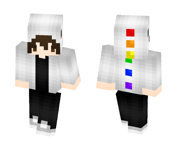 White Dino - Male Minecraft Skins - image 1