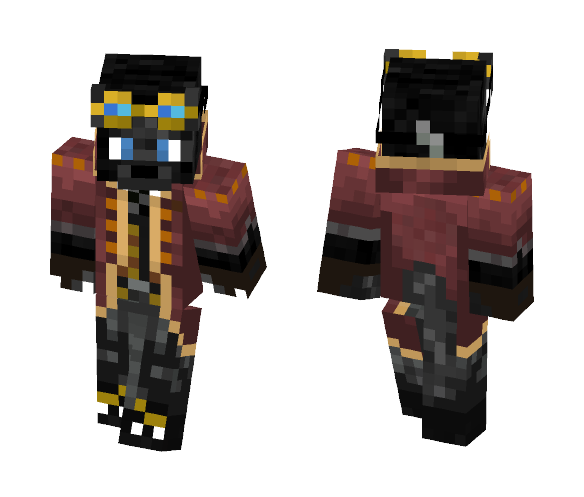 Steampunk Wolf - Male Minecraft Skins - image 1