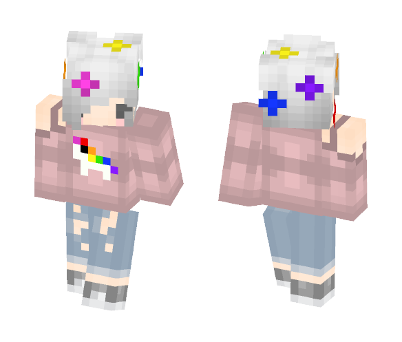 Chibi Unicorn Girl - Girl Minecraft Skins - image 1