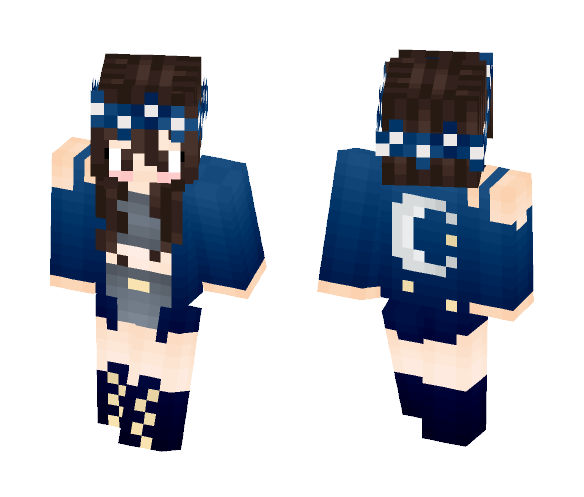 Night Girl - Girl Minecraft Skins - image 1