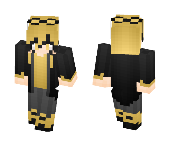 Gold N' Black Steampunk - Male Minecraft Skins - image 1