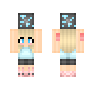lil diamond girl???? - Female Minecraft Skins - image 2