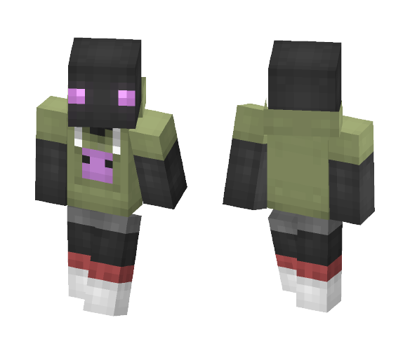 A Cute Enderman In Shorts - Male Minecraft Skins - image 1