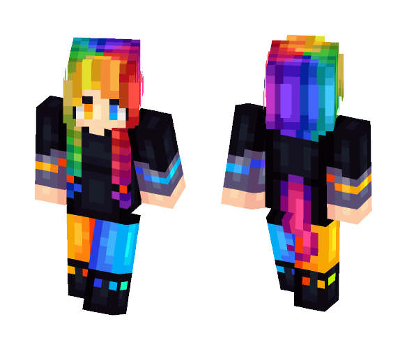 Rainbow Life~ - Female Minecraft Skins - image 1