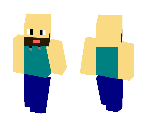 Bald With Beard - Male Minecraft Skins - image 1