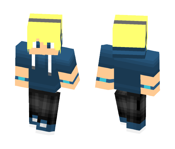 Blonde Haired Boy - Boy Minecraft Skins - image 1