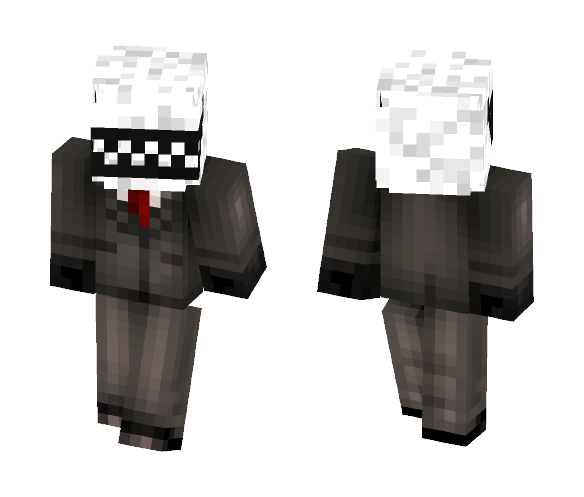 Mr. Grin (White) - Male Minecraft Skins - image 1