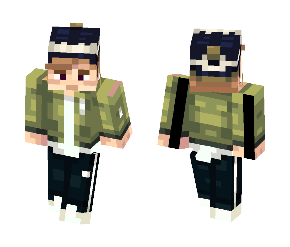 Bomber Jacket - Male Minecraft Skins - image 1
