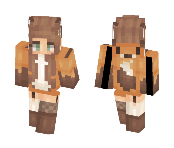 Fox (Boy Version in desc.) - Female Minecraft Skins - image 1