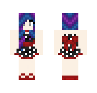 Gothabilly Dress - Female Minecraft Skins - image 2