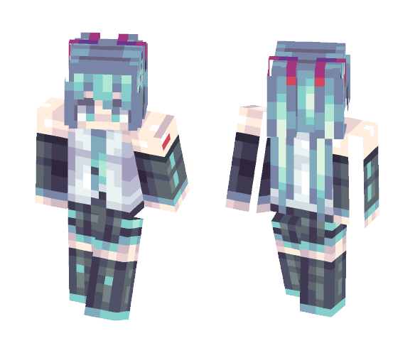 hatsune macaroni - Female Minecraft Skins - image 1
