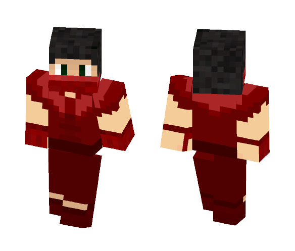 Fire Nation Themed Skin (With Mask) - Male Minecraft Skins - image 1