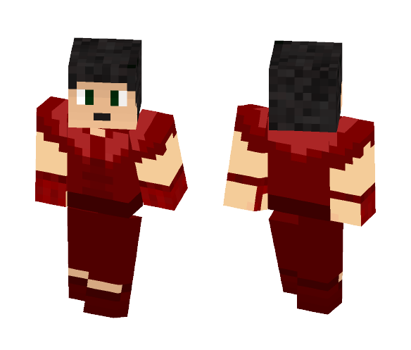 Fire Nation Skin (Without Mask) - Male Minecraft Skins - image 1