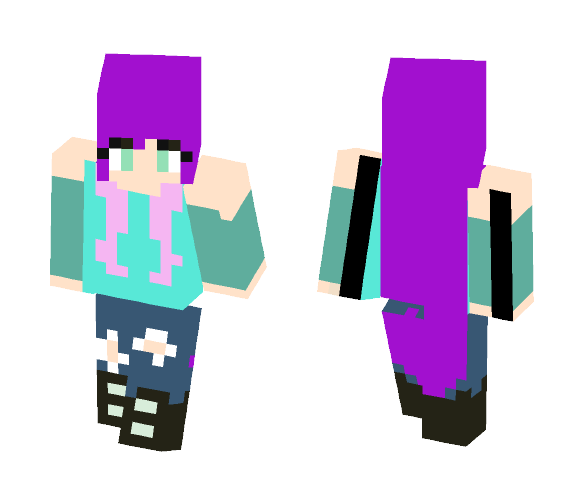 Darkness Well A Little - Female Minecraft Skins - image 1