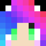 Rainbow Wolf Girl - Girl Minecraft Skins - image 3