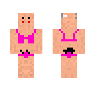 Grandfather in bikini