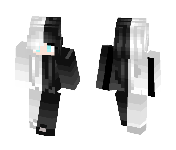 ~Black N White~ - Female Minecraft Skins - image 1