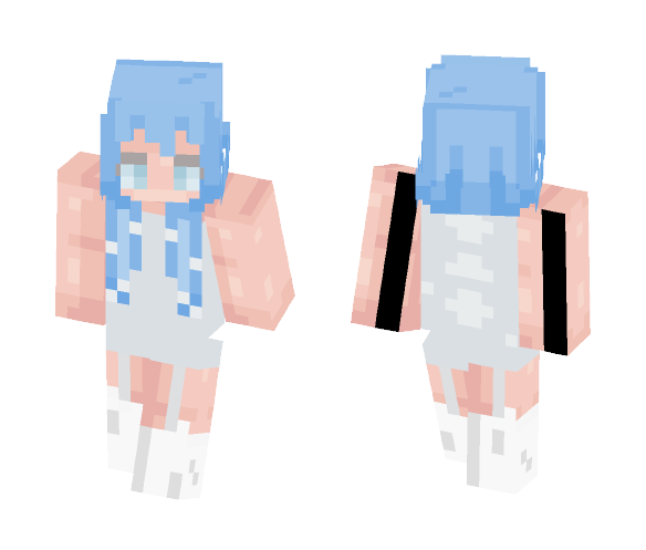 lowkey vaperon inspired skin ooo - Female Minecraft Skins - image 1