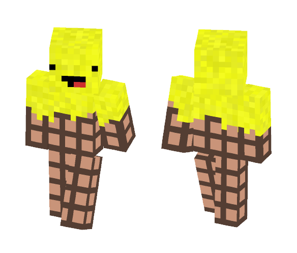 Yellow Ice Cream - Interchangeable Minecraft Skins - image 1