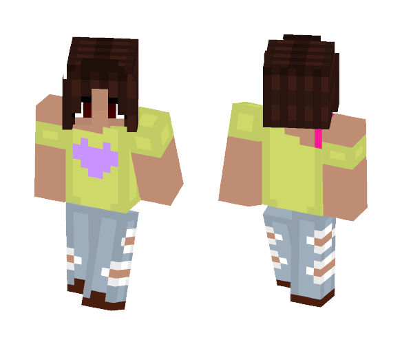 A Poor attempt in a skin comp - Female Minecraft Skins - image 1